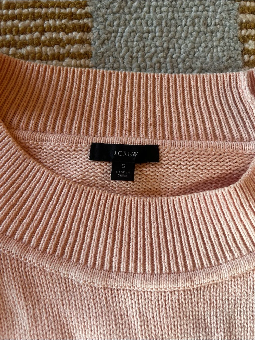J. Crew Light Pink Crewneck Sweater
